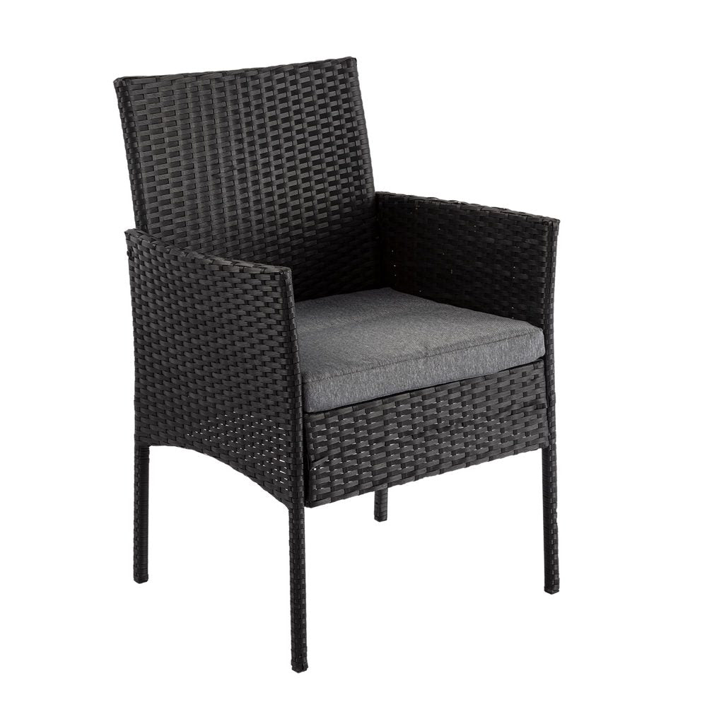 Armadale Luxury 4 Seater Outdoor Lounge Set - Black